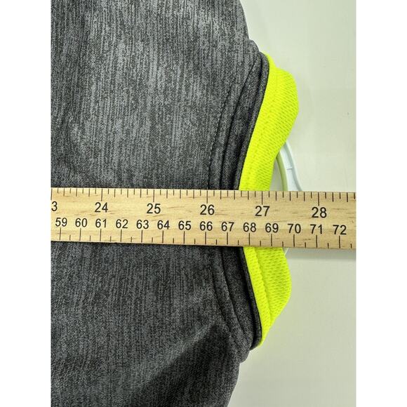 DC Comics Batman Mens Pullover Size Medium Gray Quarter Zip Logo Long Sleeve - Picture 13 of 14